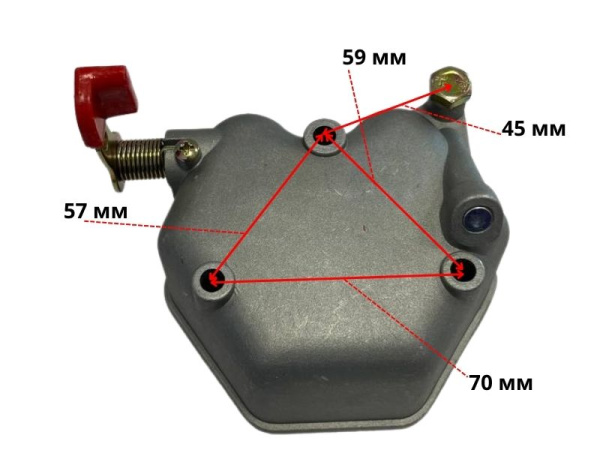 Крышка клапанная C186F Lifan (12200-H8610-0002)
