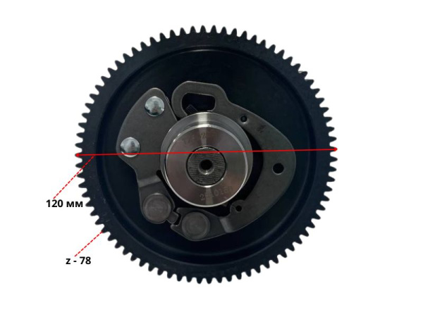 Распредвал С195F в сборе Lifan (14100-H95Y0-0002)