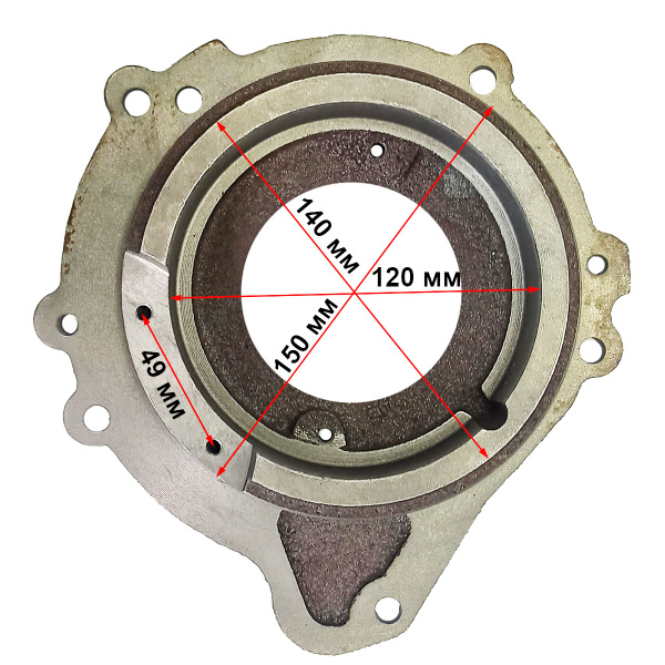 Крышка блока R190-R195 (левая)