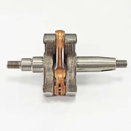 Коленвал двигателя бензокосы CG430 (1E40-F, 43см3)