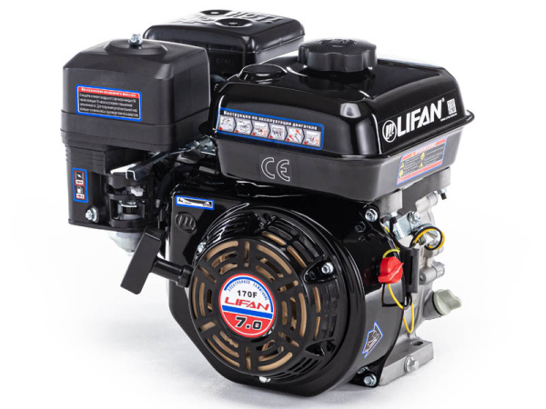 Двигатель Lifan 170F (вал 20мм под шпонку) 7лс