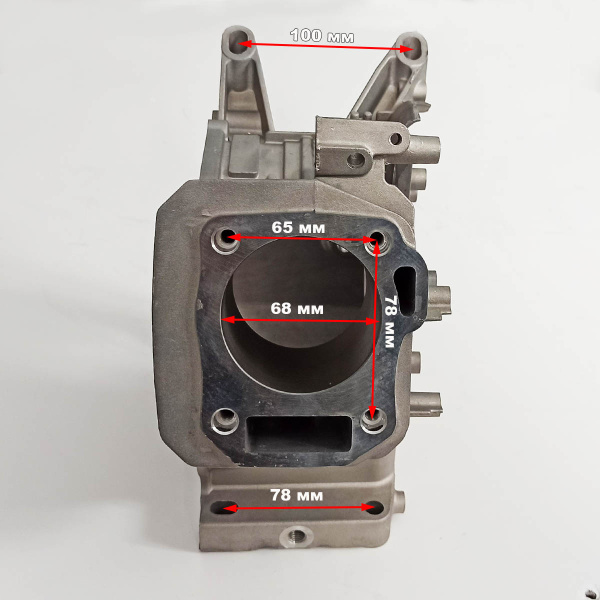 Блок двигателя 168F(GX200)