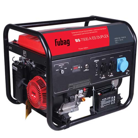 Генератор бензиновый FUBAG BS 7500 A ES DUPLEX