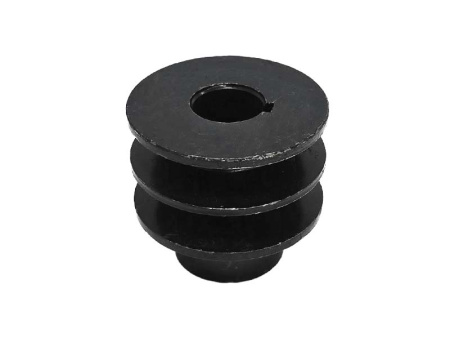 Шкив ременной пос. 19мм (2 ручья,А-13мм,D55мм)