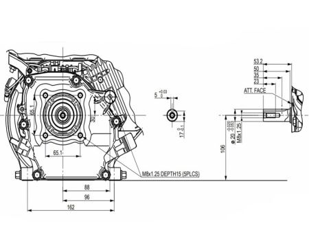 Двигатель Lifan KP230E(вал 20мм под шпонку) 8лс