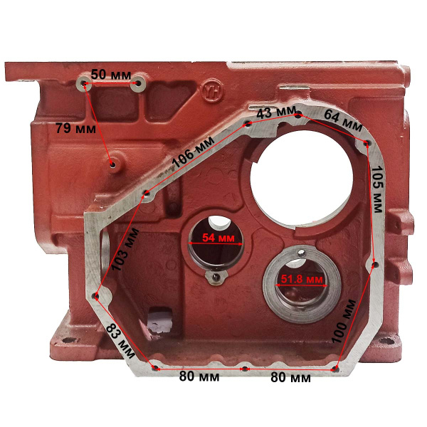 Блок двигателя R190