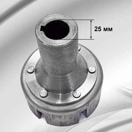 Переходной комплект мотоблока МТЗ с корзиной (сталь)