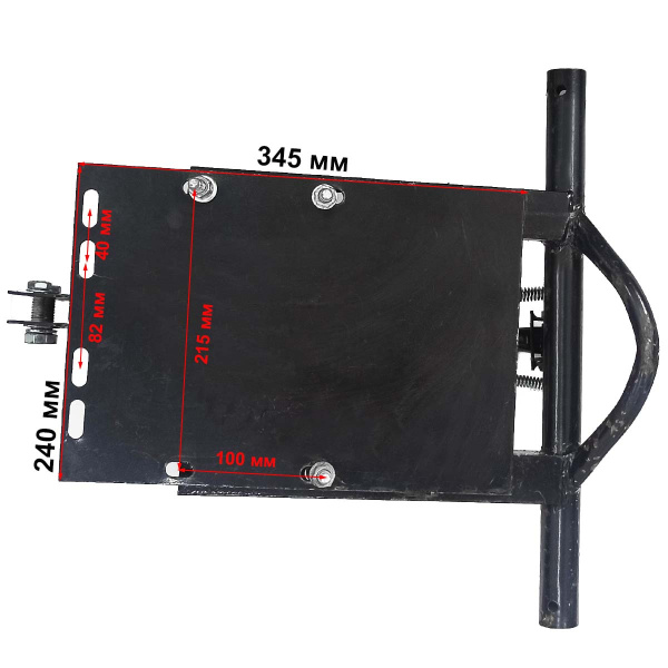 Крепление двигателя мотоблока с подножкой