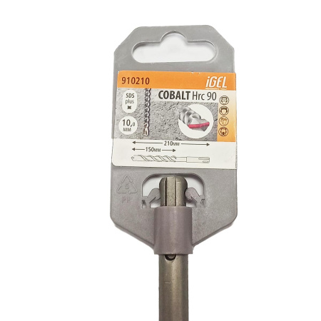 Бур по бетону 10x210 (10*210 SDS+  iGEL cobalt)
