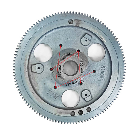 Маховик двигателя R190-R195 с венцом