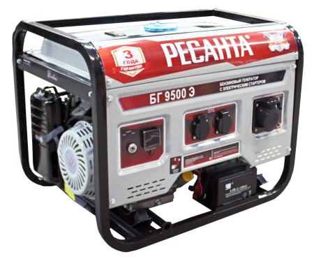 Генератор бензиновый Ресанта БГ 9500 Э