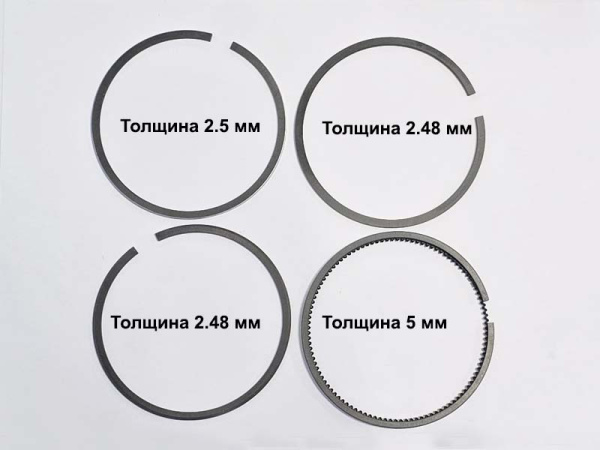 Поршень двигателя R190 (4 кольца) в сборе