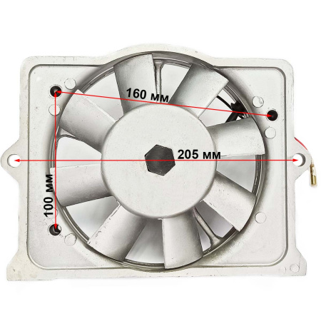 Генератор-магнето R185 -R195 с вентилятором