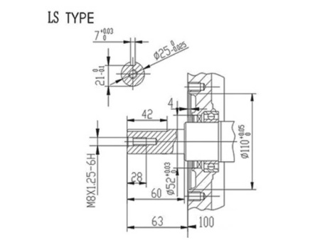 Двигатель Lifan 190FD (вал 25мм под шпонку) 15лс 18А