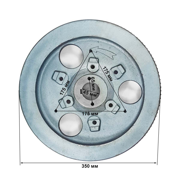 Маховик двигателя R190-R195 с венцом
