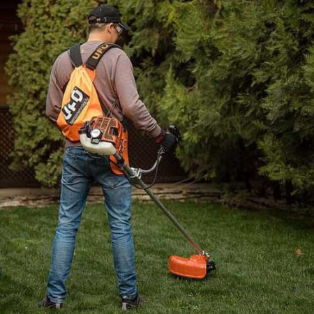 Ремень бензокосы двухплечевой ранцевый UFO PRO