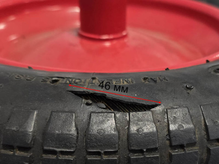 Колесо 3.25-8 для тачки (ось 20/110) УЦЕНКА