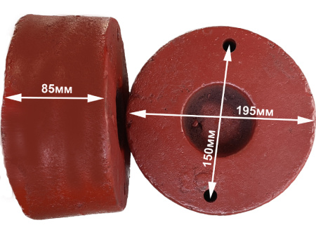 Утяжелители колес мотоблока литые (пара) 38кг