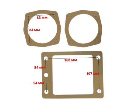 Прокладки редуктора мотоблока 8-15лс комплект (дизель)