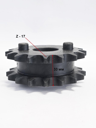 Звездочка двухрядная вала дифференциального Целина МБР