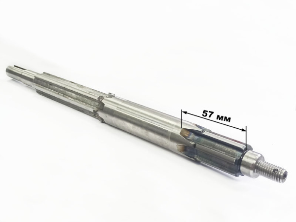 Главный вал КПП-6 L-390 Z-6 мотоблока, минитрактора