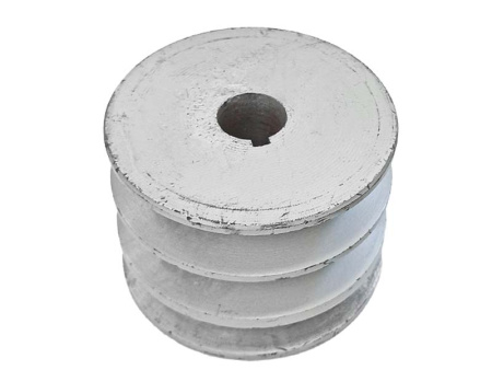 Шкив ременной пос.20мм (3 ручья,B-17мм,А-13мм,D85мм)