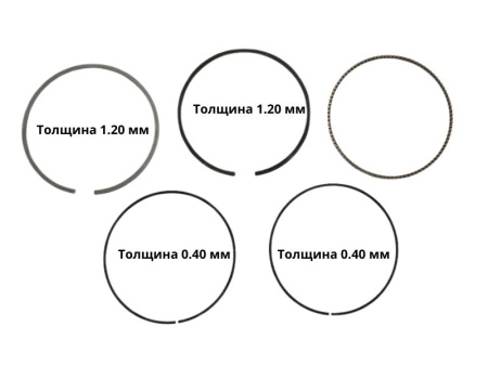 Кольца поршневые KP500 Lifan (13400-A3414-0001)