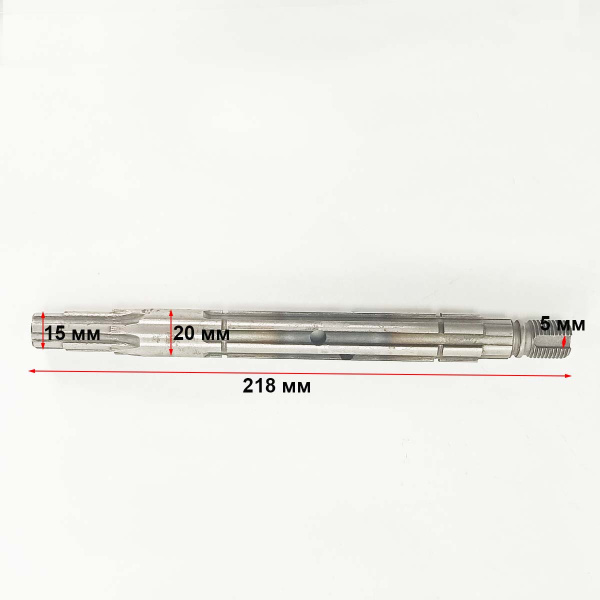 Главный вал КПП без ВОМ L-218 (6-8лс)