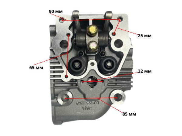 Головка блока цилиндра C195F в сборе Lifan (12130-H9514-0001)