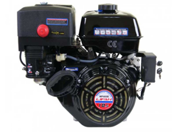 Двигатель Lifan NP460E-R (сцепление и редуктор 2:1) 18.5лс