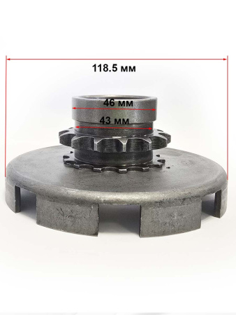 Корзина сцепления редуктора понижающего 9-18лс (LIFAN)