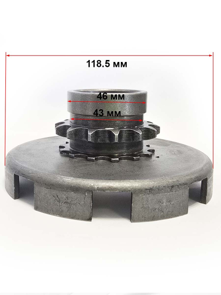 Корзина сцепления редуктора понижающего 9-18лс (LIFAN)