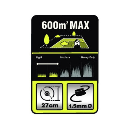 Триммер электрический RYOBI RLT5027