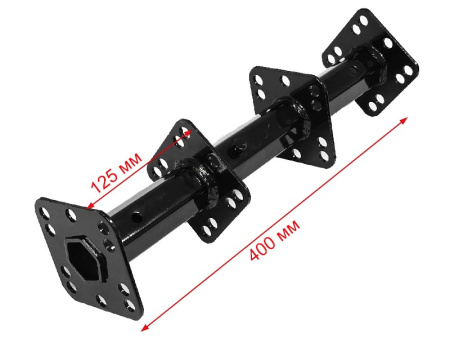Полуось фрезы 32х32мм мотокультиватора шестигранная (3+1) 