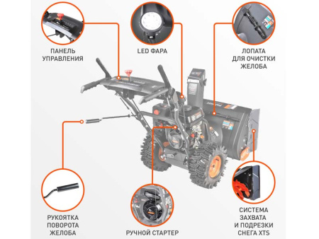 Снегоуборщик бензиновый Patriot PS 603 LED