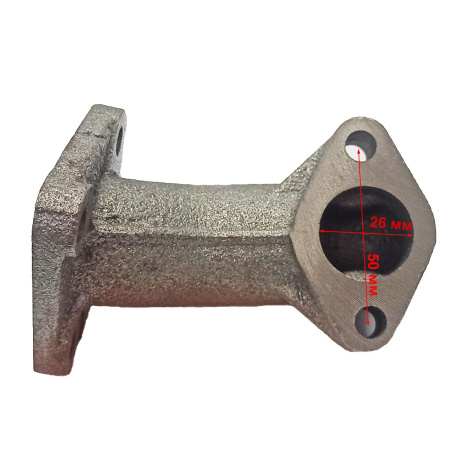 Колено глушителя 177F (GX270)-192F(GX460)