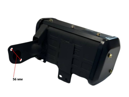 Глушитель C186F Lifan (18000-Р8610-0001)