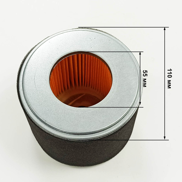 Фильтр воздушный (элемент) KP420, KP460, KP500 Lifan (17124-A262T-0001)