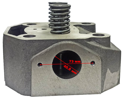 Головка блока цилиндра R195 (под прокладку ГБЦ 104мм)
