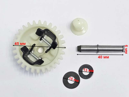 Шестерня регулировки оборотов 168F(GX200)-170F(GX210) в сборе