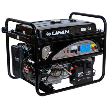  Генератор  бензиновый Lifan 7000EA (6GF-5A)