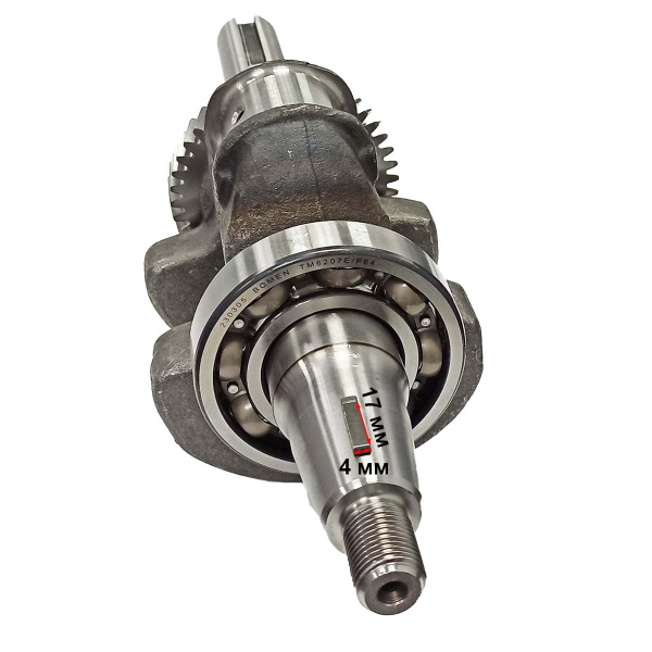 Коленвал KP420, KP460 (под шпонку 25 мм, R-TYPE) LIFAN (13110-A262T-007)