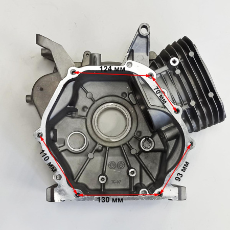 Блок двигателя 192F(GX440-GX450) 92мм