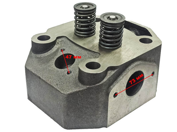 Головка блока цилиндра R195 (под прокладку ГБЦ 104мм)