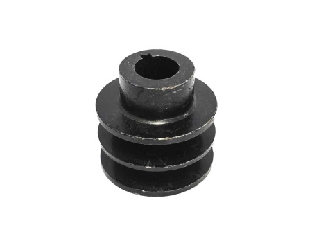 Шкив ременной пос. 19мм (2 ручья,А-13мм,D55мм)