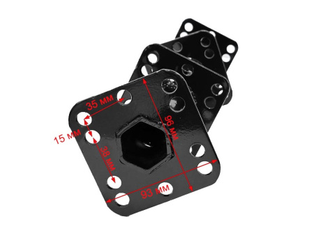 Полуось фрезы 32х32мм мотокультиватора шестигранная (3+1) 
