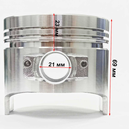 Поршень двигателя C178FA в сборе (тупой конус)