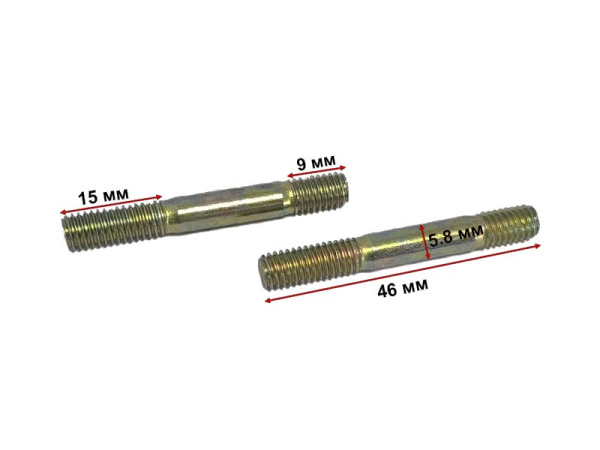 Шпилька крепления фильтра воздушного С186F-C192F (2шт) дизель