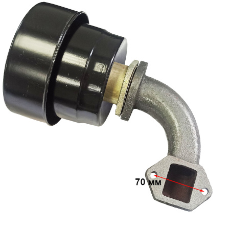 Фильтр воздушный R185-R195 с коленом в сборе