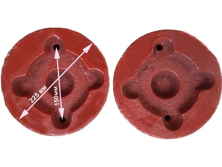 Утяжелители колес мотоблока литые (пара) 32кг